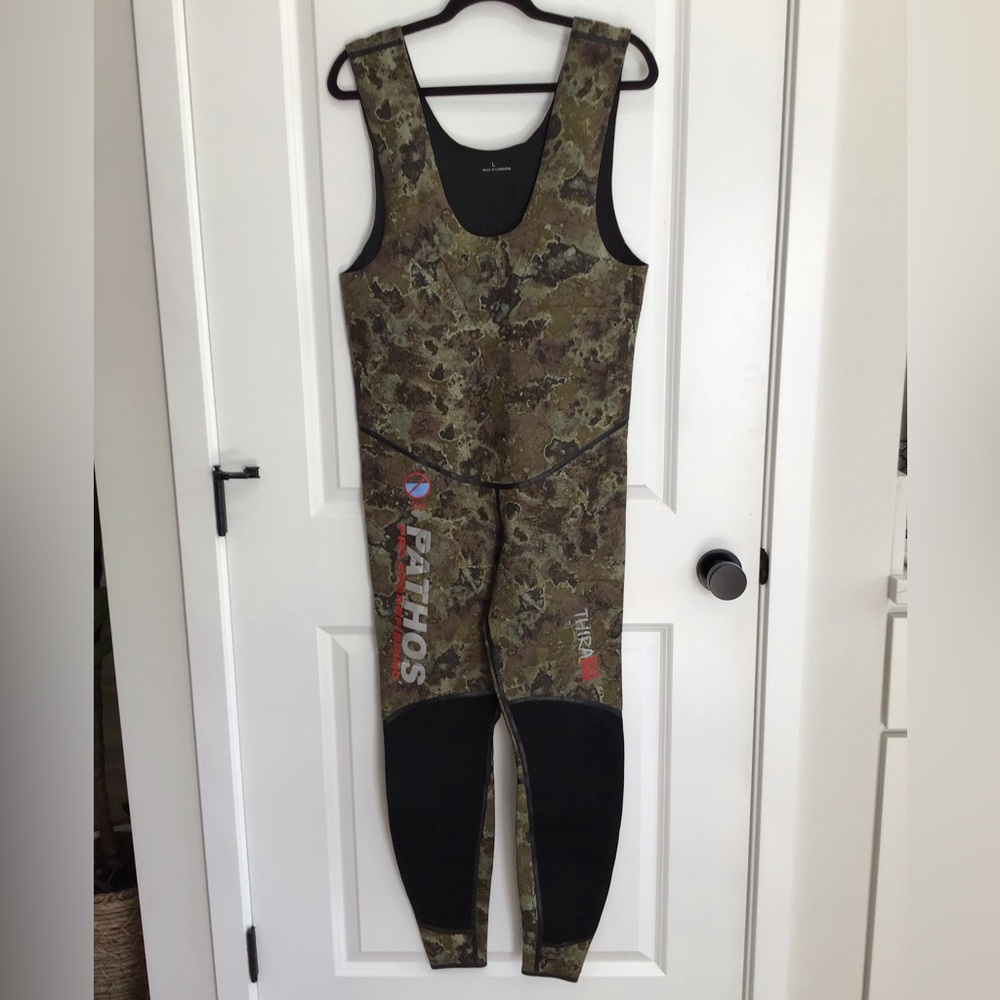Pathos Camo Diving Spearfishing Wetsuit L